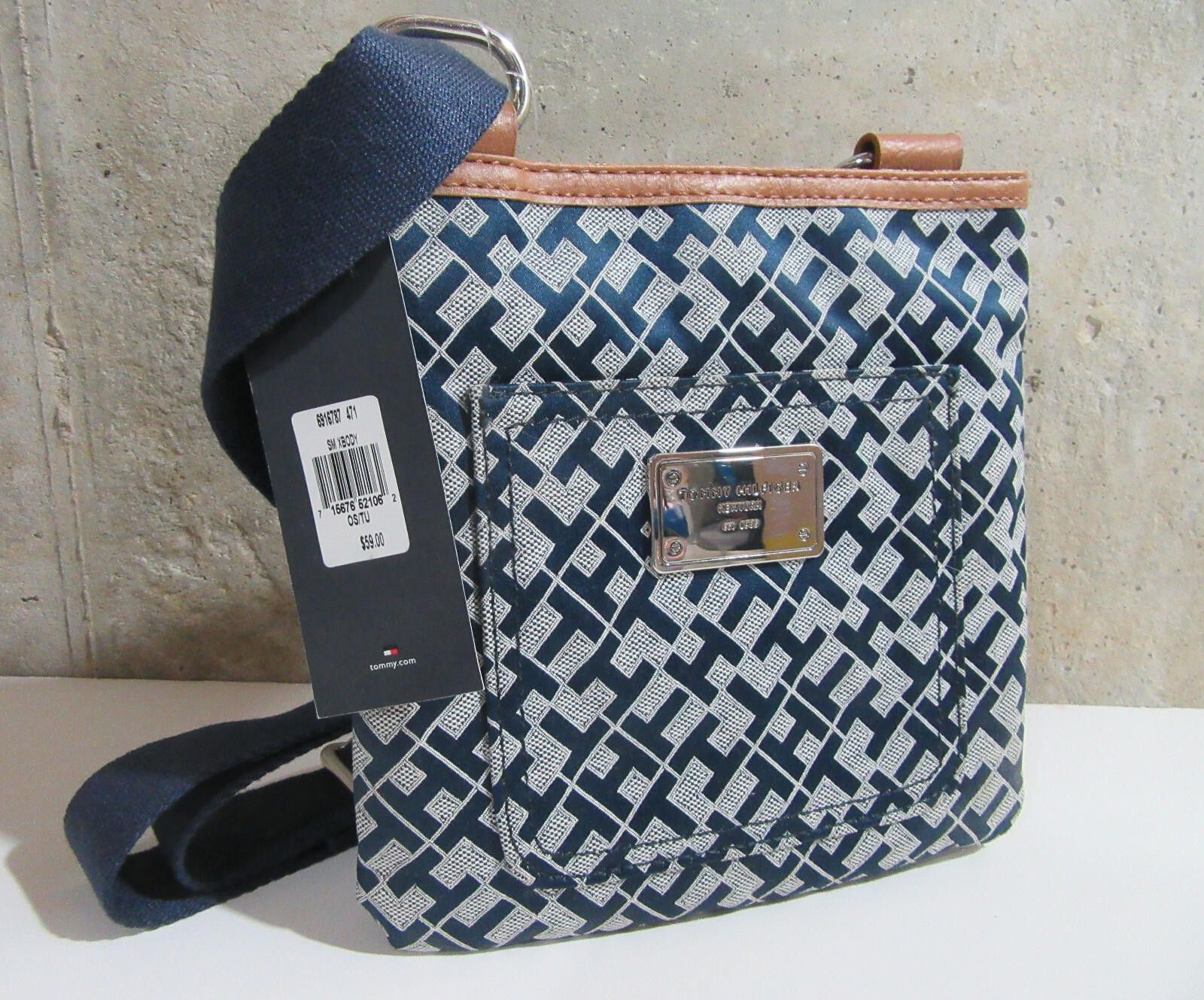 Tommy Hilfiger Tommy Hilfiger Crossbody Bag Xbody TH Logo Navy Blue NWT NEW Size ONE SIZE - 3 Thumbnail