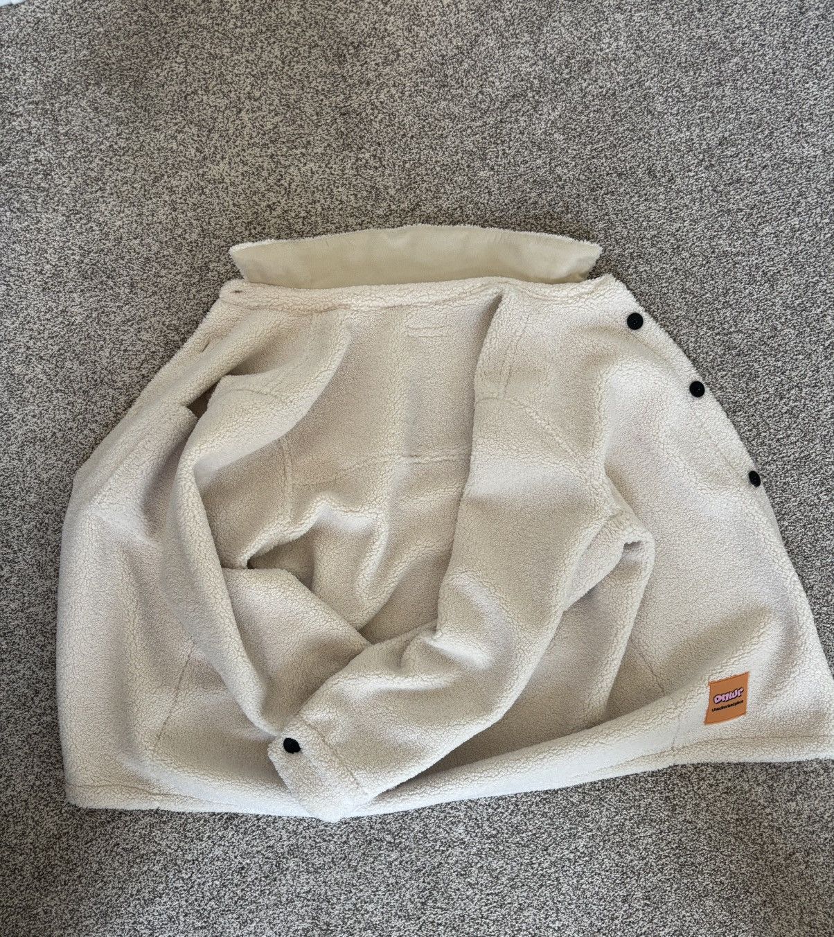 Zara Zara Men Fleece Overshirt Ecru White Shacket Jacket Coat Size US S / EU 44-46 / 1 - 2 Thumbnail