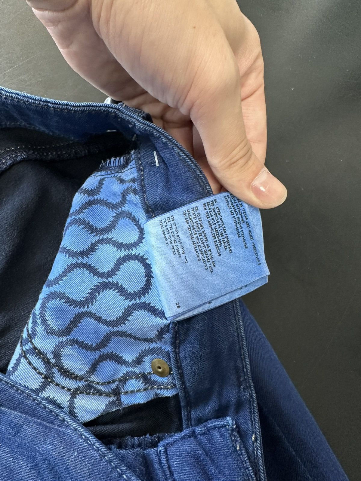 Lee × Vivienne Westwood VIVIENNE WESTWOOD LEE RHINESTONE ORB DENIM MONROE JEANS Size 30" / US 8 / IT 44 - 12 Thumbnail