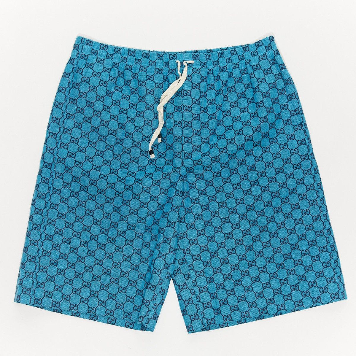 Gucci GUCCI MULTICOLORED CANVAS SHORTS Size US 34 / EU 50 - 1 Thumbnail