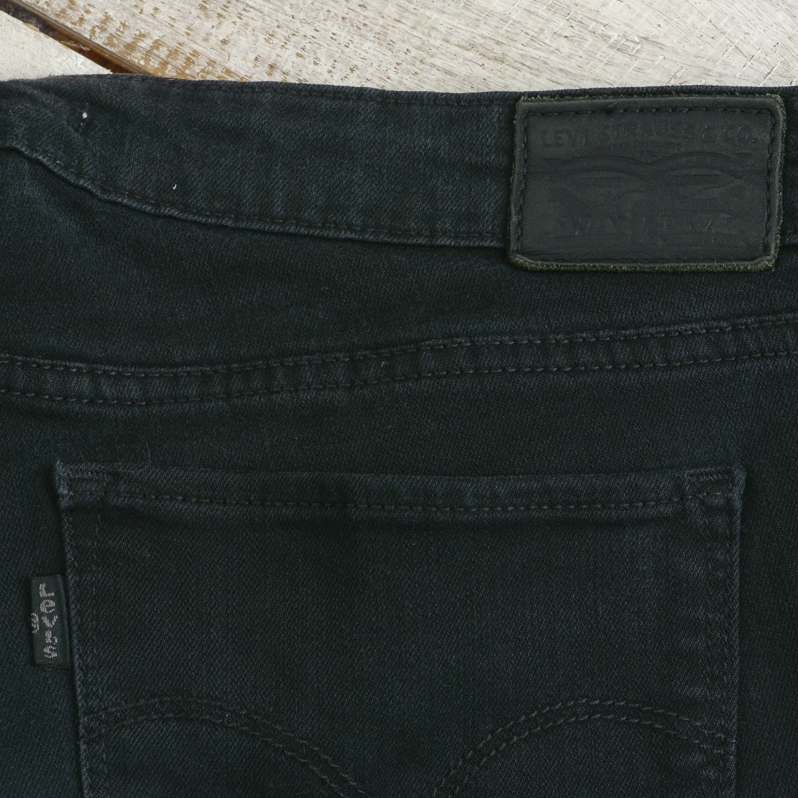 Levi's 711 Skinny W31 L34 Denim Jeans Slim Trousers Mid Rise Pants Size 31" - 5 Thumbnail