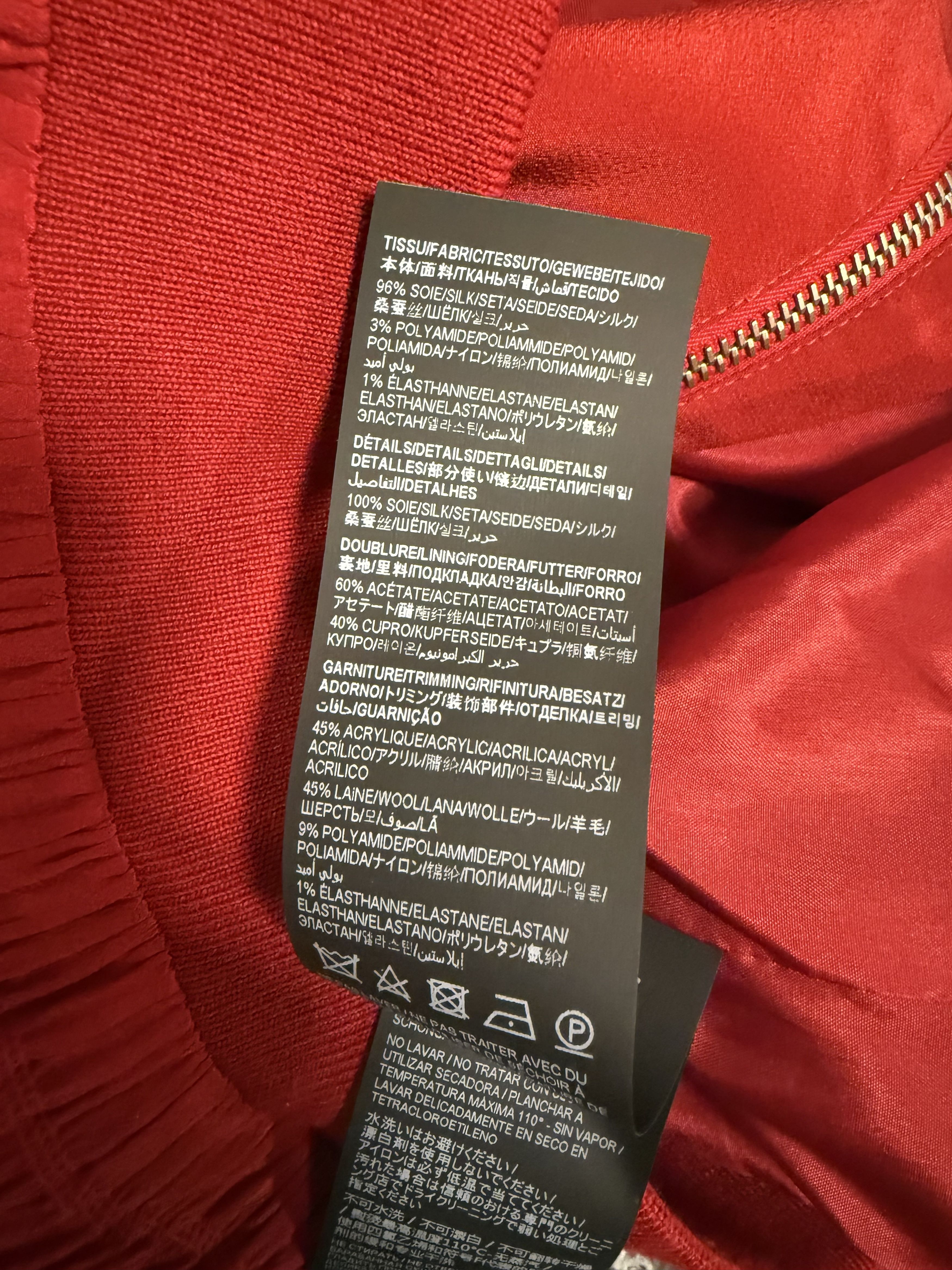Saint Laurent Paris SS21 Saint Laurent Silk Teddy Jacket Striped Smocked Crepe Size US M / EU 48-50 / 2 - 13 Thumbnail