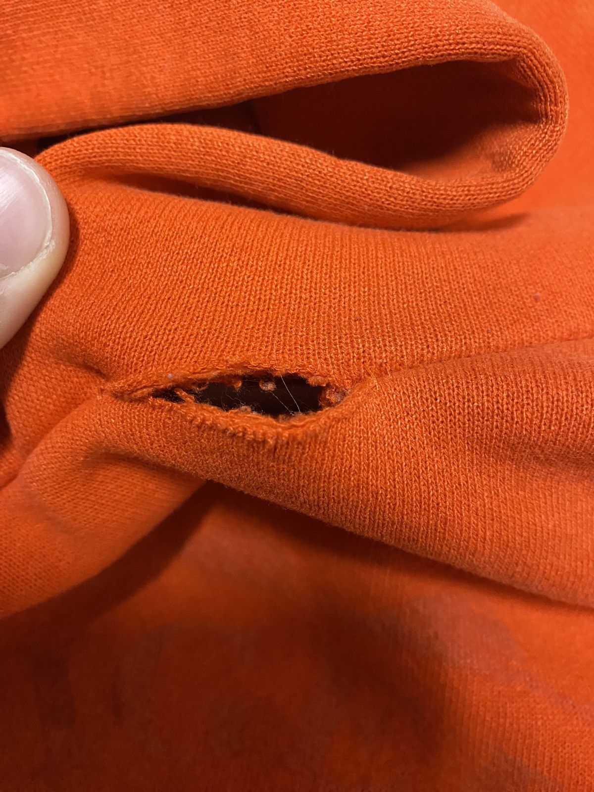 Russell Athletic × Vintage Vintage 90’s Clemson Thrashed Russell Athletic Hoodie XXL Size US XXL / EU 58 / 5 - 7 Thumbnail