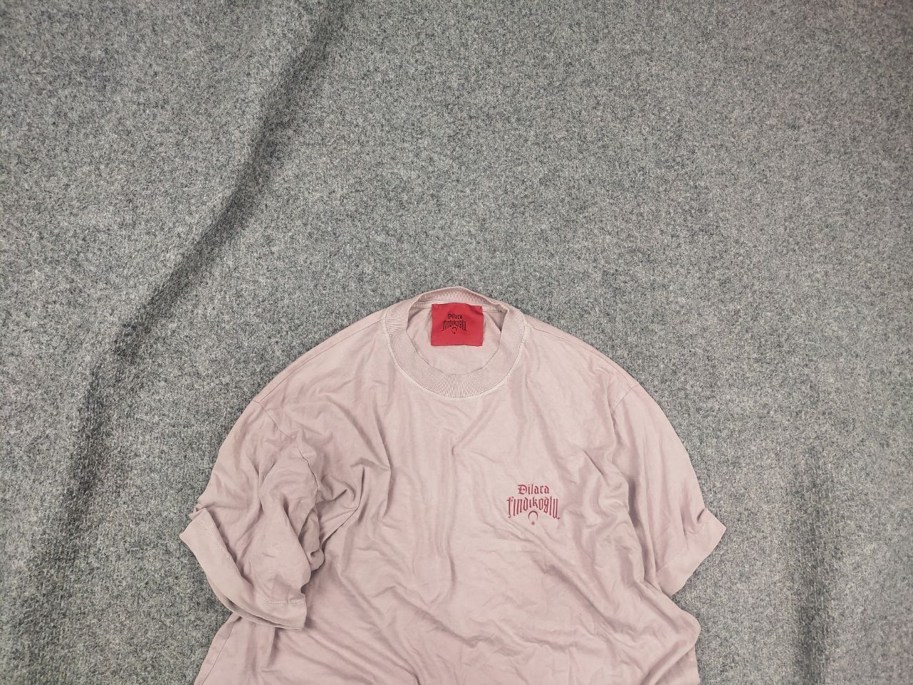 Dilara Findikoglu Dilara Findikoglu Design Oversized Pale pink logo Shirt Tee Size US M / EU 48-50 / 2 - 2 Thumbnail