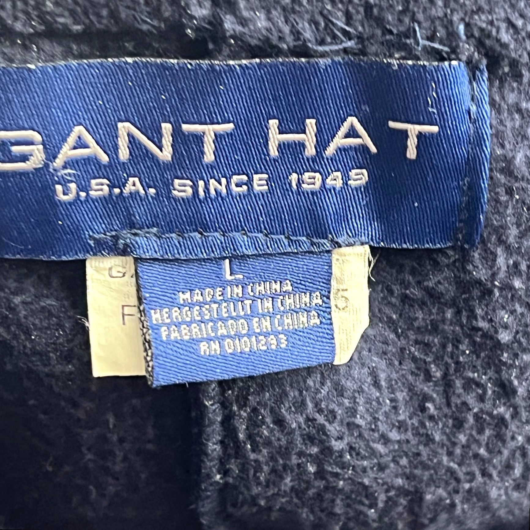 Gant VINTAGE GANT USA Fleece Beanie Hat Large Blue Skull Cap Beanie Mens Womens Unisex Adults Blue Skull Cap Fossil? Size US L / EU 52-54 / 3 - 5 Thumbnail