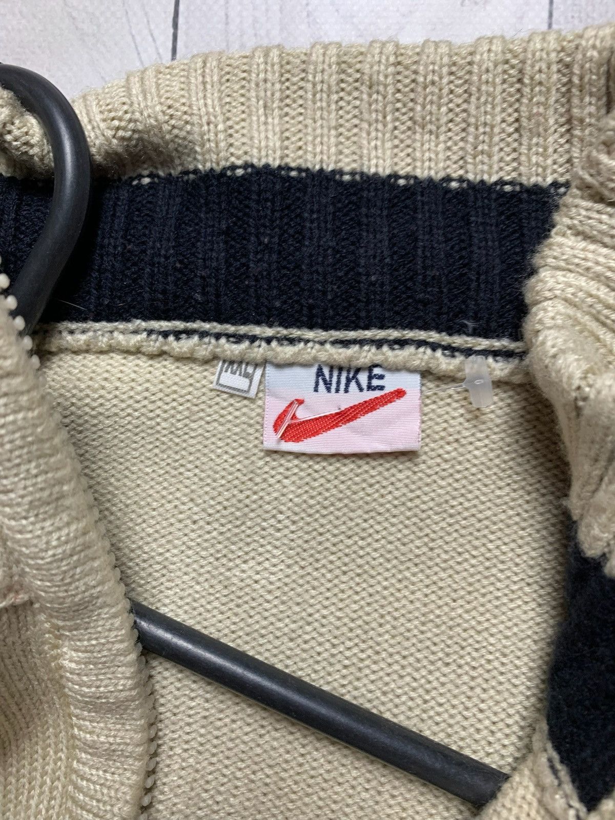 Nike × Vintage Vintage Nike sweater zip 1/4 size Xl rare logo Size US XL / EU 56 / 4 - 4 Thumbnail