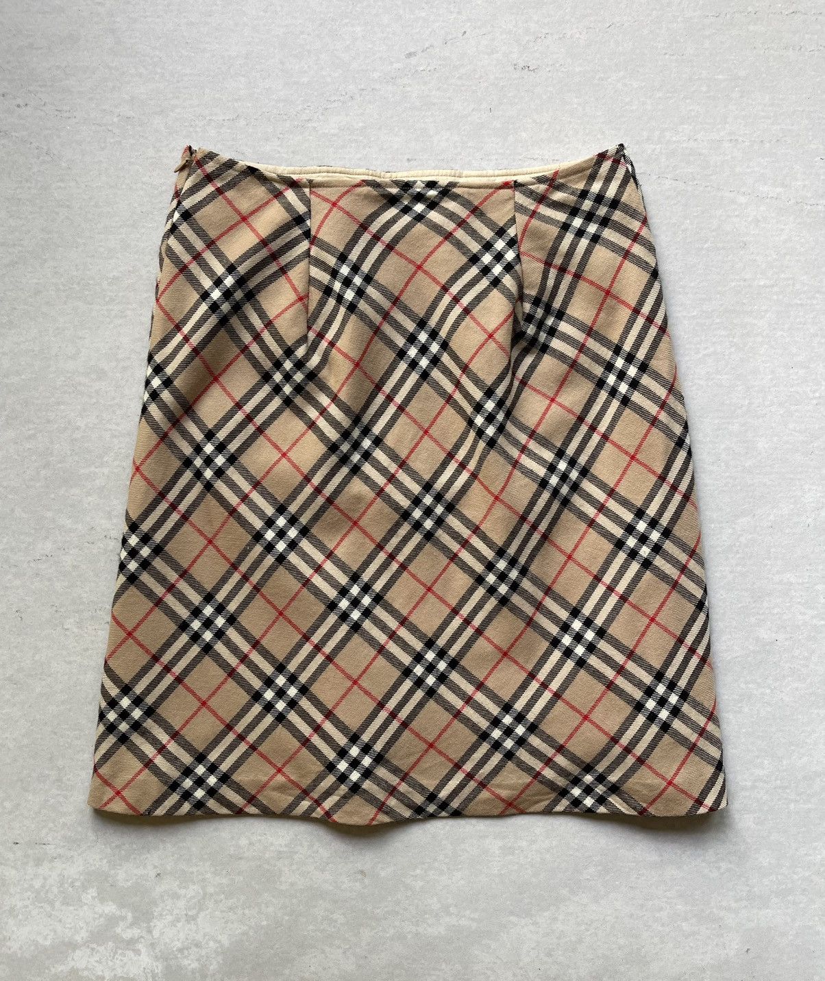 Burberry Burberry Blue Label Women's Nova Check Zipper Maxi Skirt Size 28" / US 6 / IT 42 - 3 Thumbnail