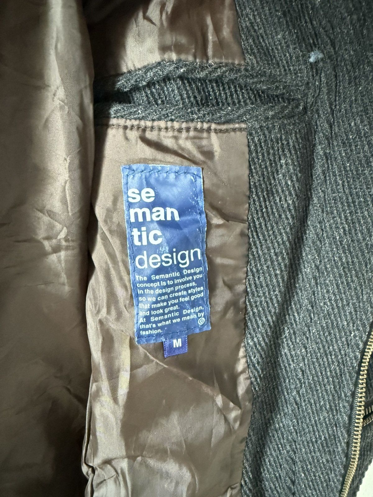 semanticdesign LGB JAPAN CULTURE SEMANTICDESIGN HERRIGBONE CASUAL JACKET Size US S / EU 44-46 / 1 - 7 Thumbnail