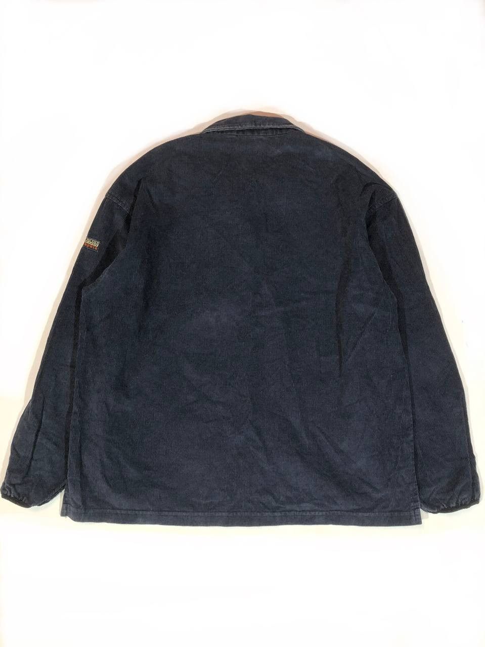 Napapijri × Vintage Napapijri Vintage Zip Velvet Hoodie Size US L / EU 52-54 / 3 - 9 Thumbnail