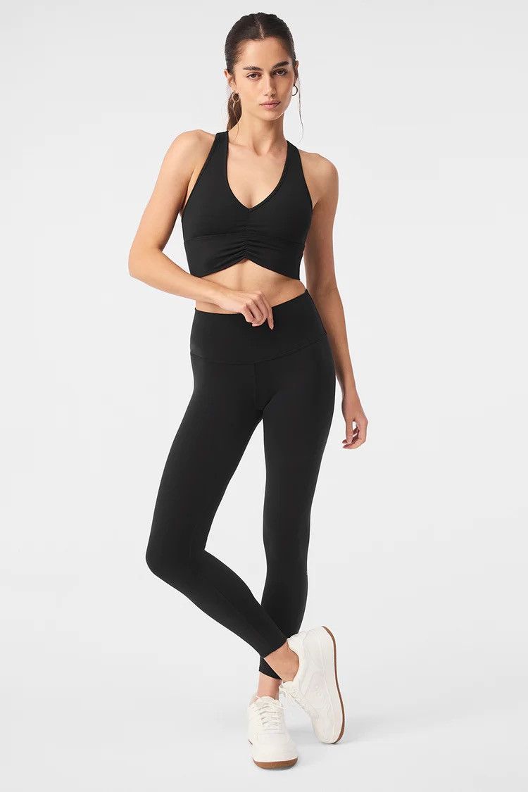 Alo Yoga - 7/8 High-Waist Airbrush Legging - Black (Large)