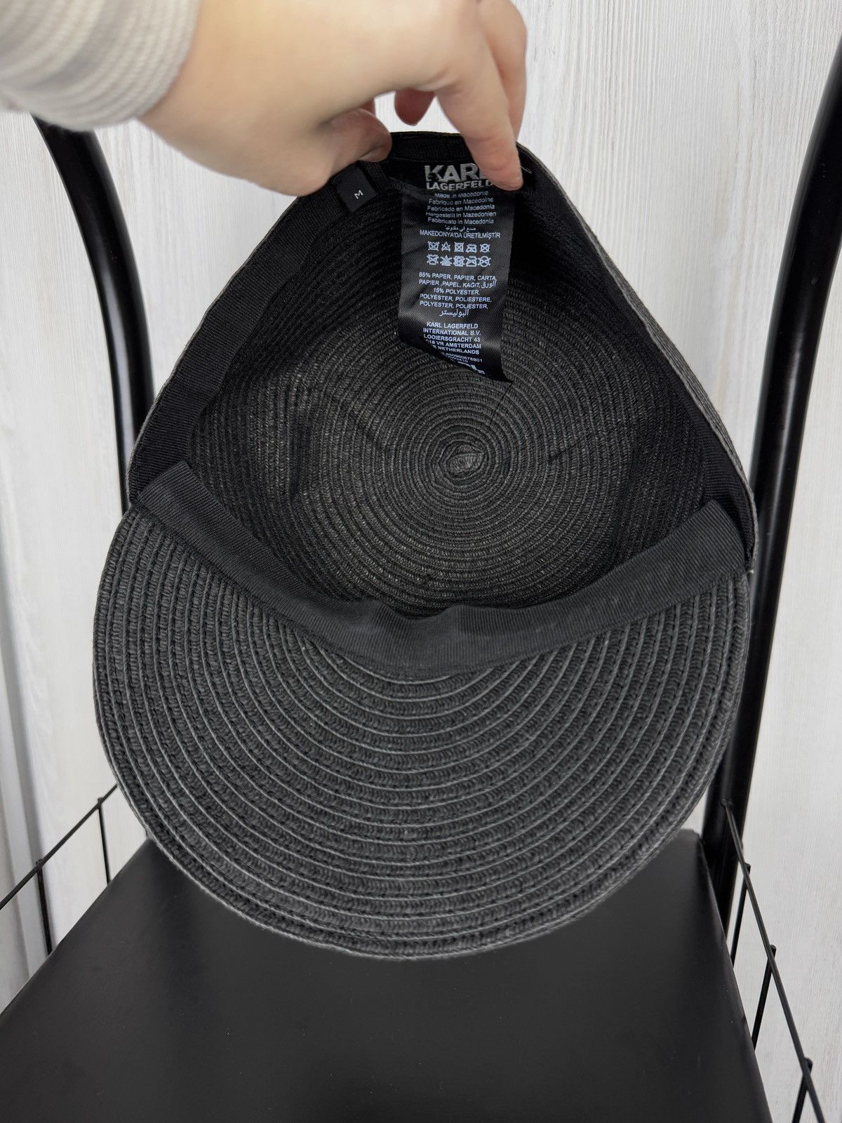 Karl Lagerfeld Karl Lagerfeld Women Choupette Ears Paper Baseball Cap Hat Size ONE SIZE - 7 Thumbnail