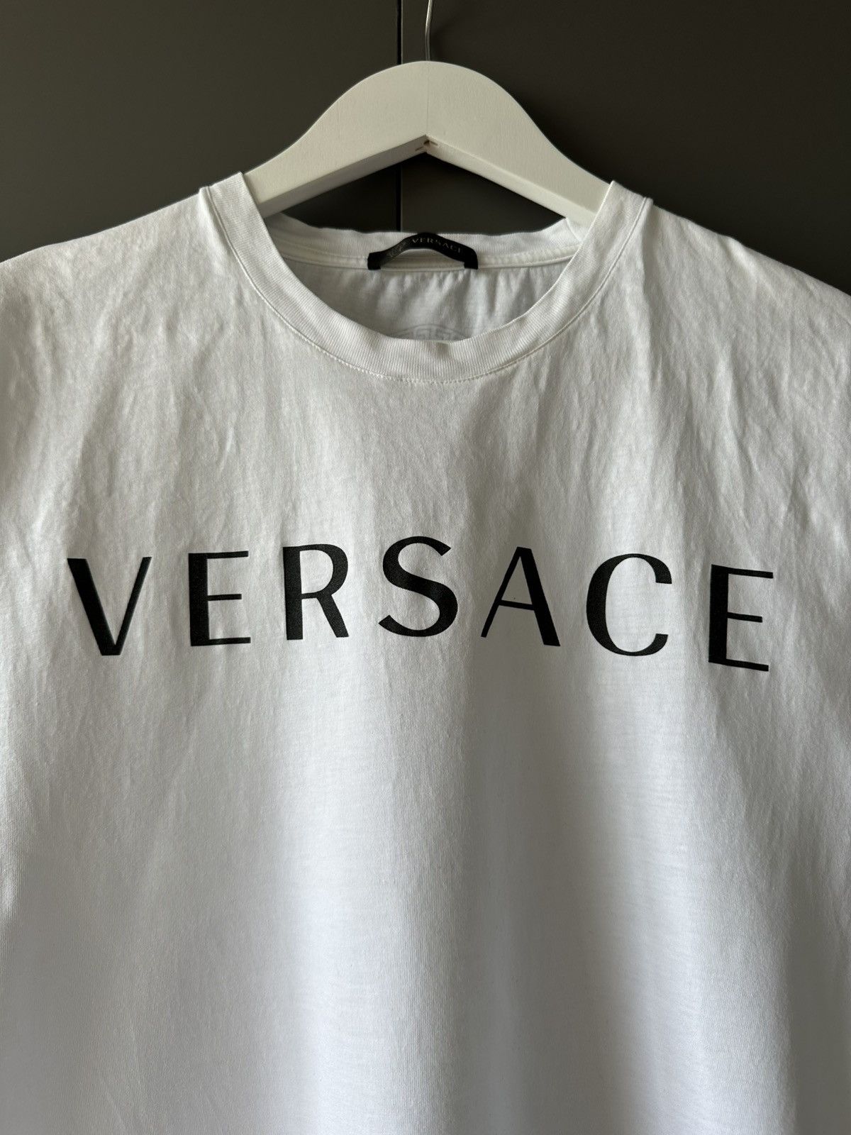 Versace Versace Big Logo Tee Medusa T-Shirt Size US XL / EU 56 / 4 - 2 Thumbnail
