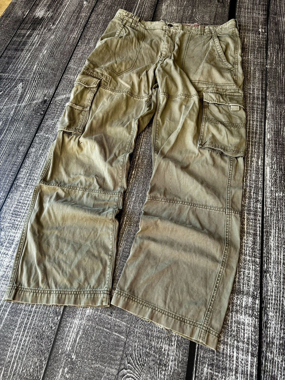 Designer × If Six Was Nine × Japanese Brand VTG Yohji Yamamoto Junya Watanabe Style Bondage Cargo Pants Size US 34 / EU 50 - 5 Thumbnail