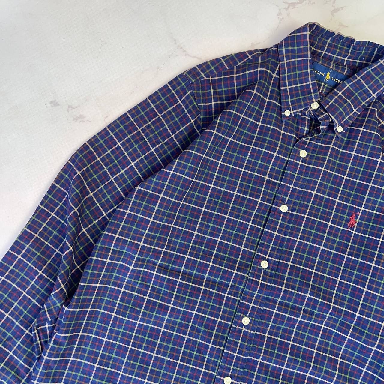 Polo Ralph Lauren Ralph Lauren Long Sleeve Button Shirt Plaid Vintage SIze M Size US M / EU 48-50 / 2 - 3 Thumbnail
