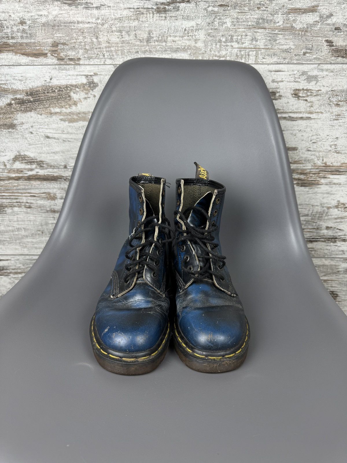 Dr. Martens × Vintage Women’s Vintage Dr.Martens sneakers hi top leather England Size US 7 / IT 37 - 7 Thumbnail