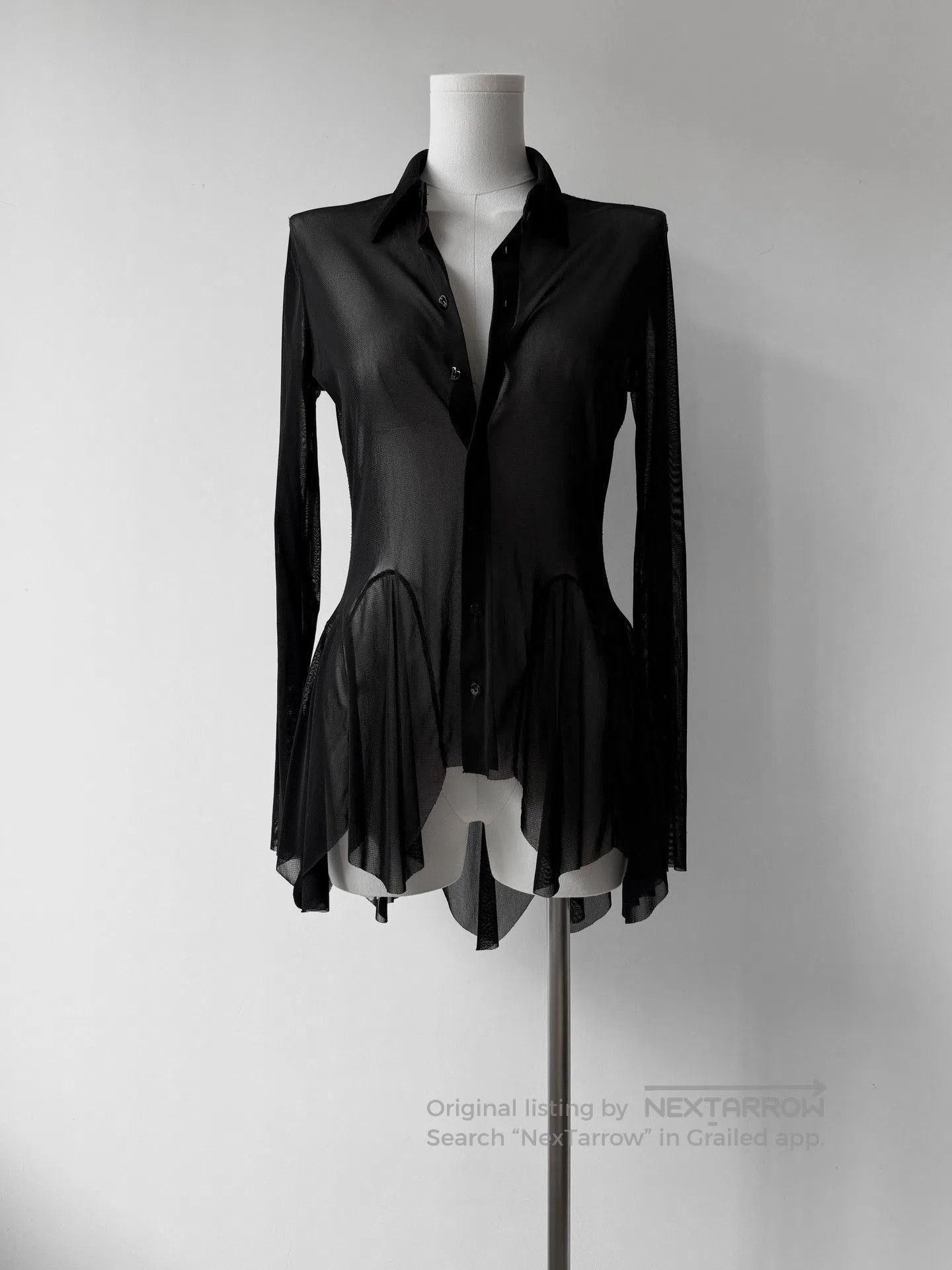 Jean Paul Gaultier Jean Paul Gaultier Tulle Ballet Blouse. Size S / US 4 / IT 40 - 1 Thumbnail