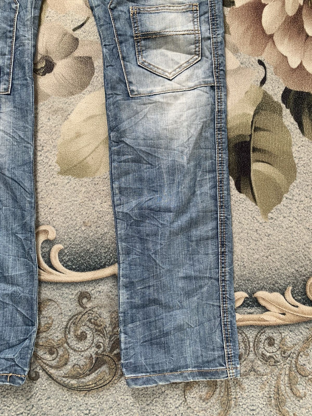 Japanese Brand Multipockets Functional Jeans Dal Denim Pant Nice Design Size US 33 - 4 Thumbnail