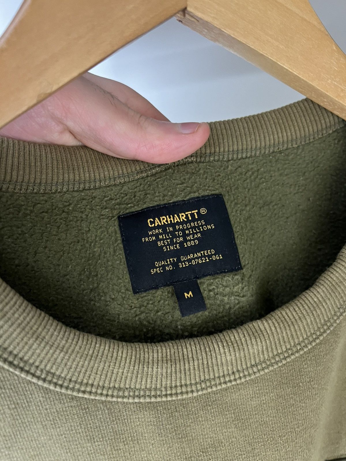 Carhartt Wip VINTAGE CARHARTT WIP MILITARY POCKET SWEAT DESIGNER Y2K 90s Size US M / EU 48-50 / 2 - 12 Thumbnail