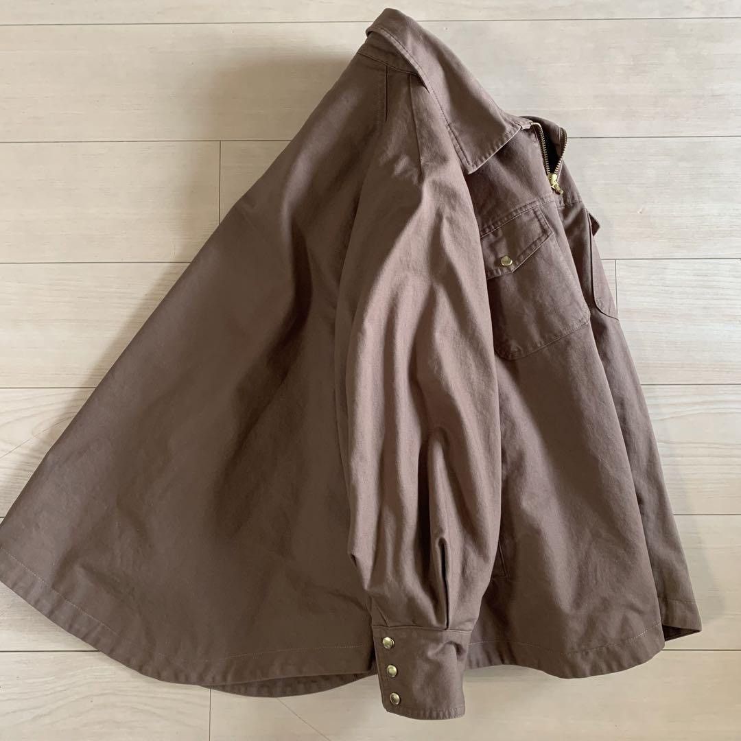 Japanese Brand Emma Taylor x freaks Store poncho fleece brow jackets Size ONE SIZE - 2 Thumbnail