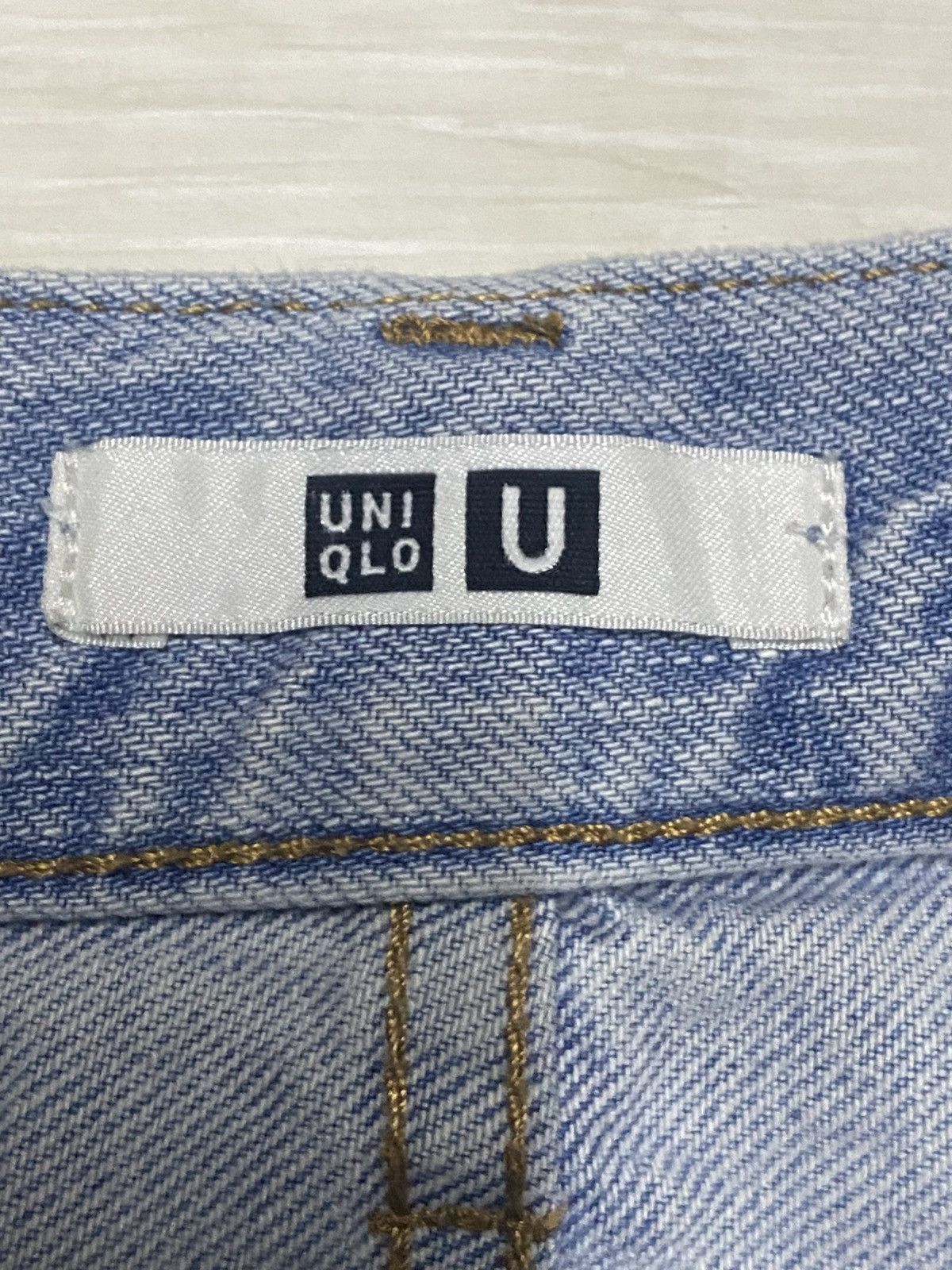 Christophe Lemaire Vintage Uniqlo Fade Wash Super Baggy Jeans Size 27" / US 4 / IT 40 - 10 Thumbnail