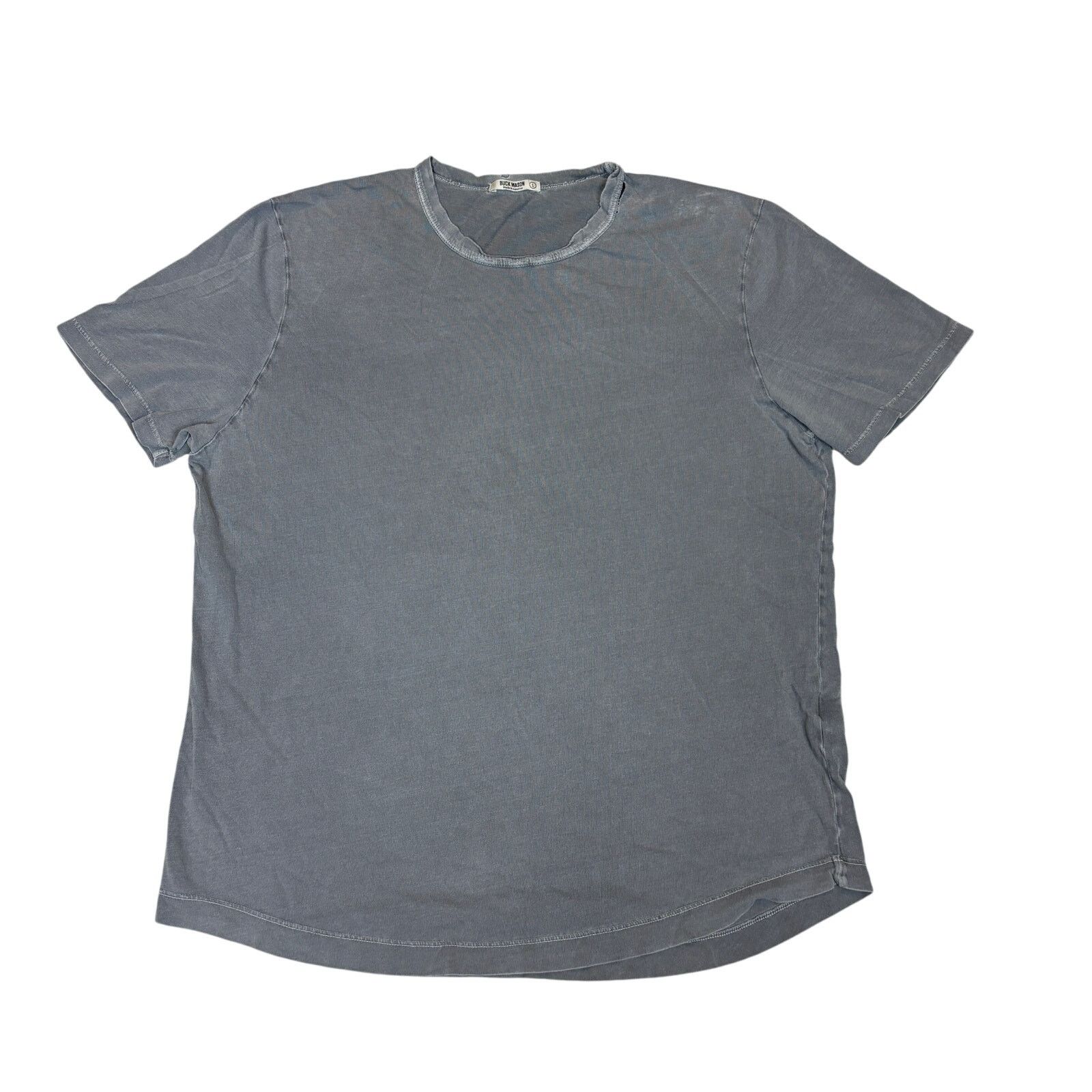 Buck Mason Buck Mason Distressed Curved Hem Short Sleeve Shirt Men's L Size US L / EU 52-54 / 3 - 1 Thumbnail