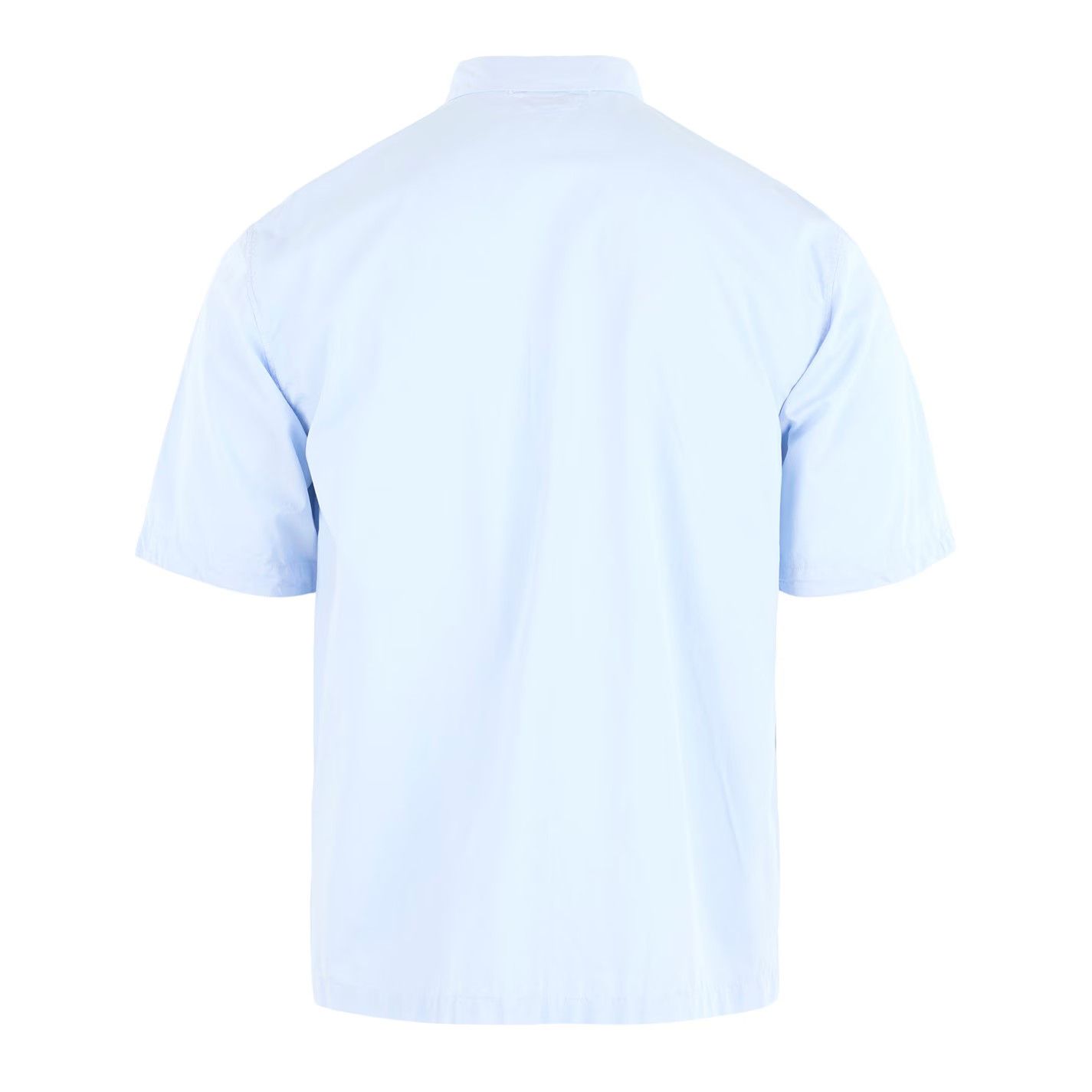 C.P. Company o1g2r1mq0426 Short Sleeve Ripstop Shirt in Blue Size US M / EU 48-50 / 2 - 2 Thumbnail