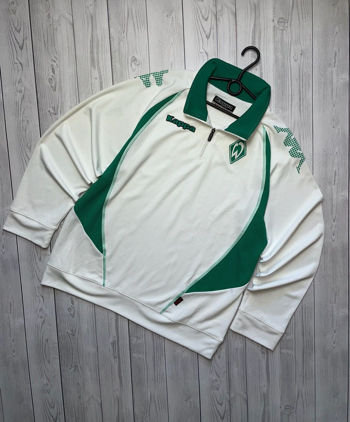 Vintage Vintage Werder Bremen soccer track jacket size XXL kappa Size US XXL / EU 58 / 5 - 1 Thumbnail