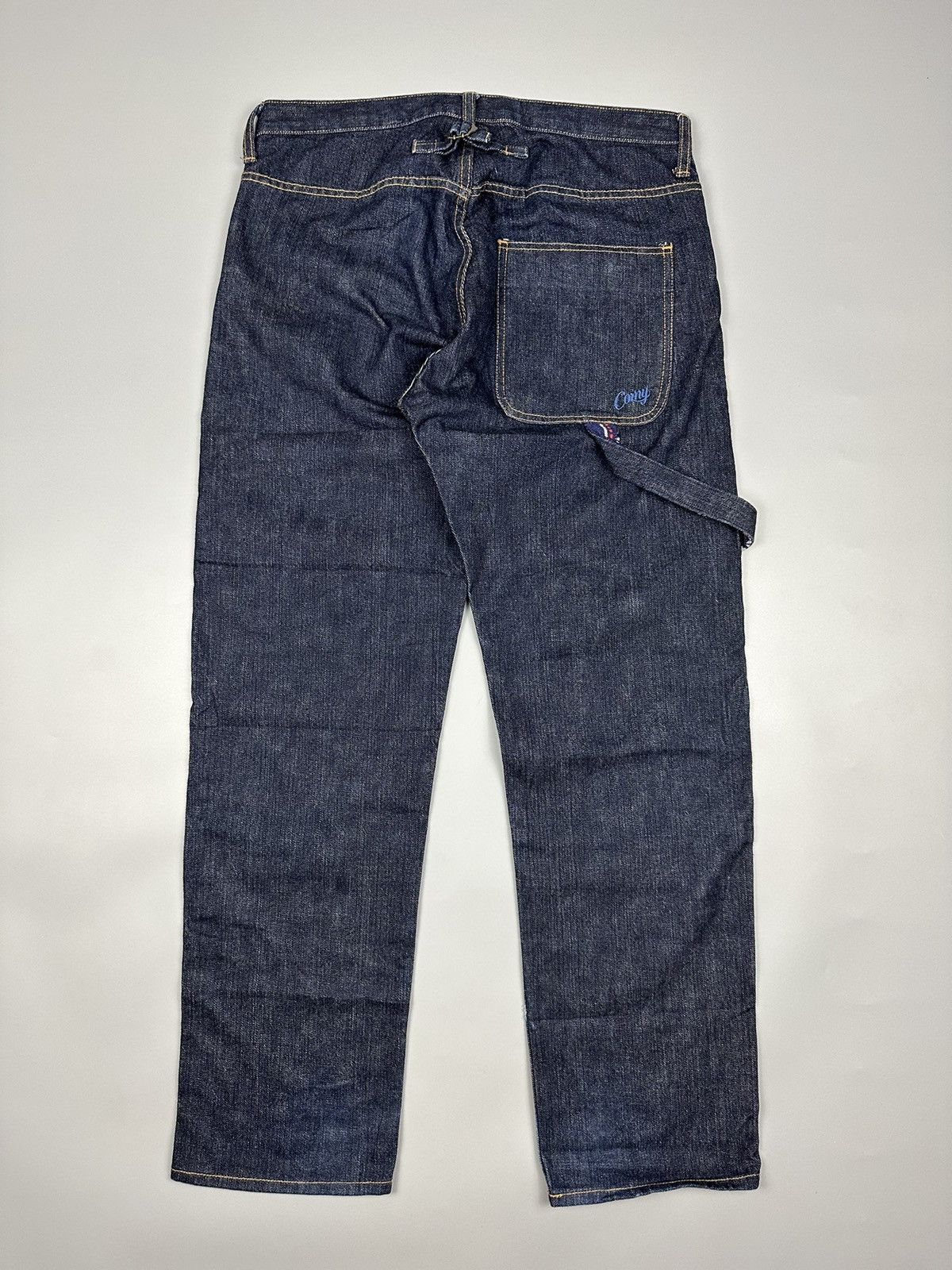 Japanese Brand Vintage Community.Co Native Double Knees Buckle Back Denim Size US 33 - 2 Thumbnail