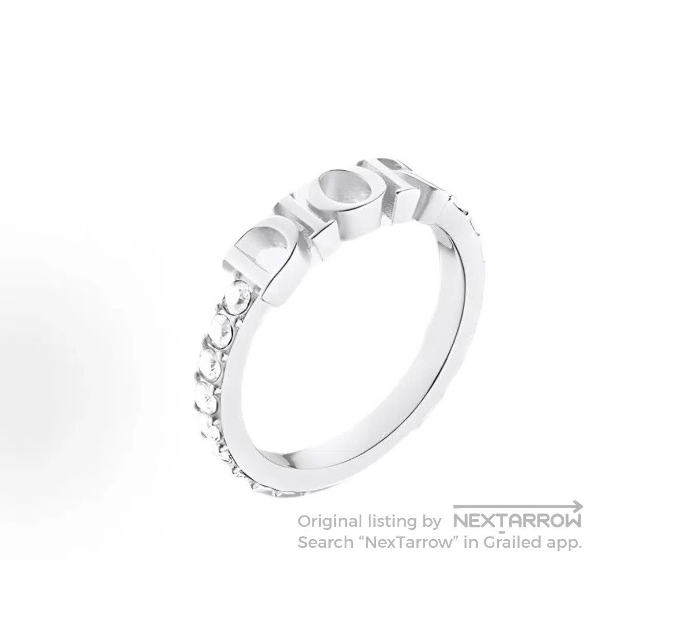 Dior Dior Women's Silver Ring M Size. Size ONE SIZE - 8 Thumbnail
