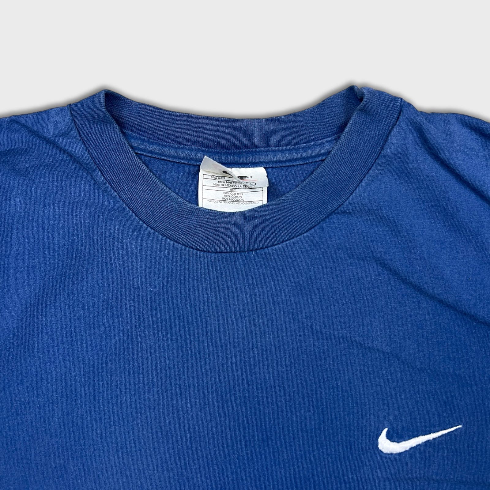 Nike × Vintage Vintage 90s Nike T Shirt Sportswear Swoosh Short Sleeve Tee Size US L / EU 52-54 / 3 - 2 Thumbnail