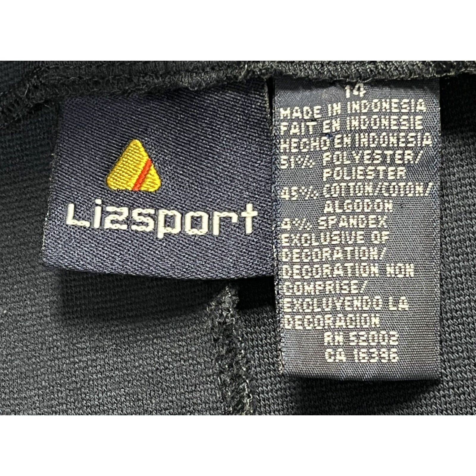 Vintage VINTAGE Liz Sport Navy Gold Button Sheath Dress Jumper Sleeveless Womens Size 14 Knee Length Size XL / US 12-14 / IT 48-50 - 6 Thumbnail