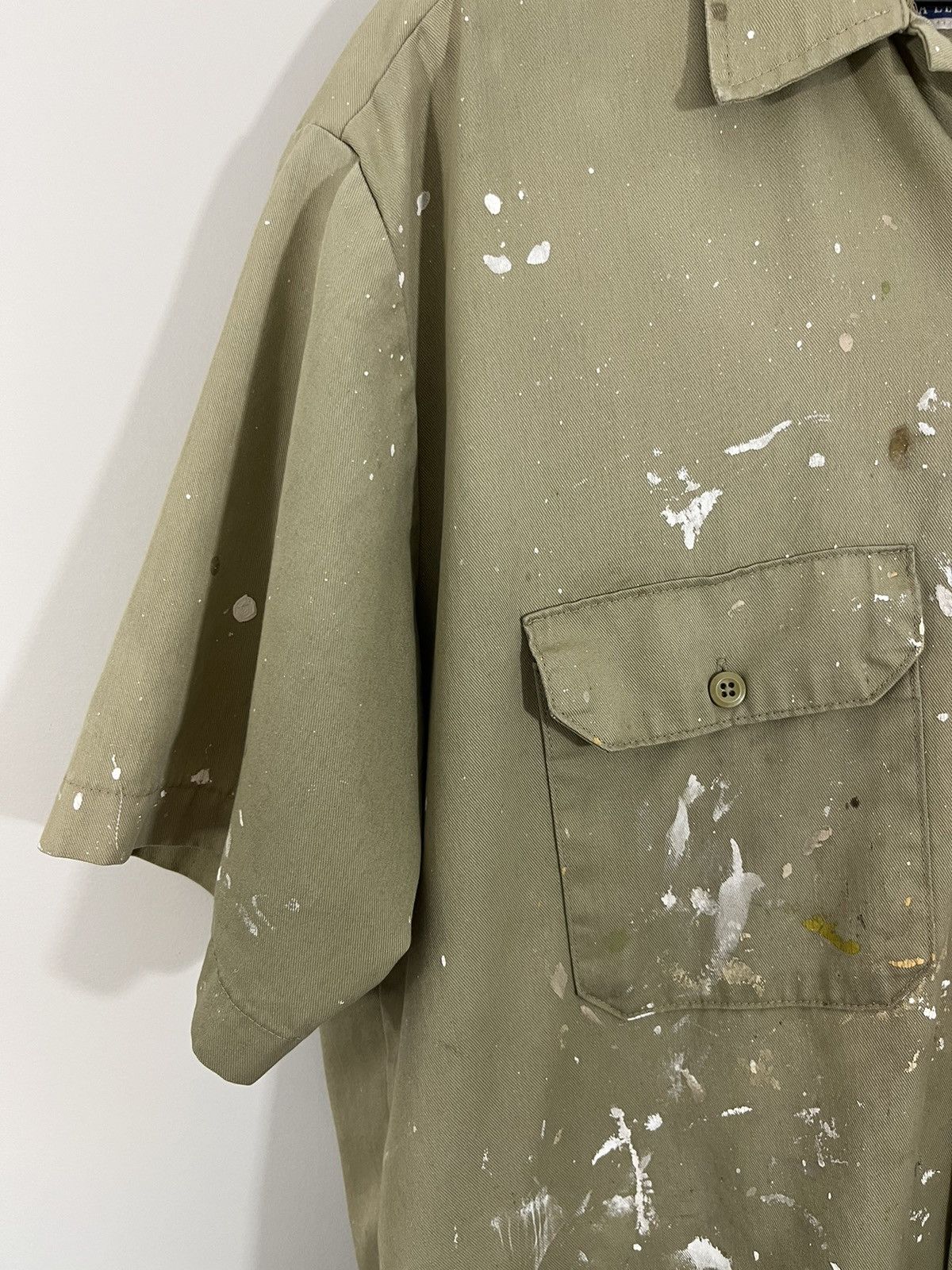 Vintage Thrashed Paint Stain Workwear Faded Shirt Size US L / EU 52-54 / 3 - 10 Thumbnail