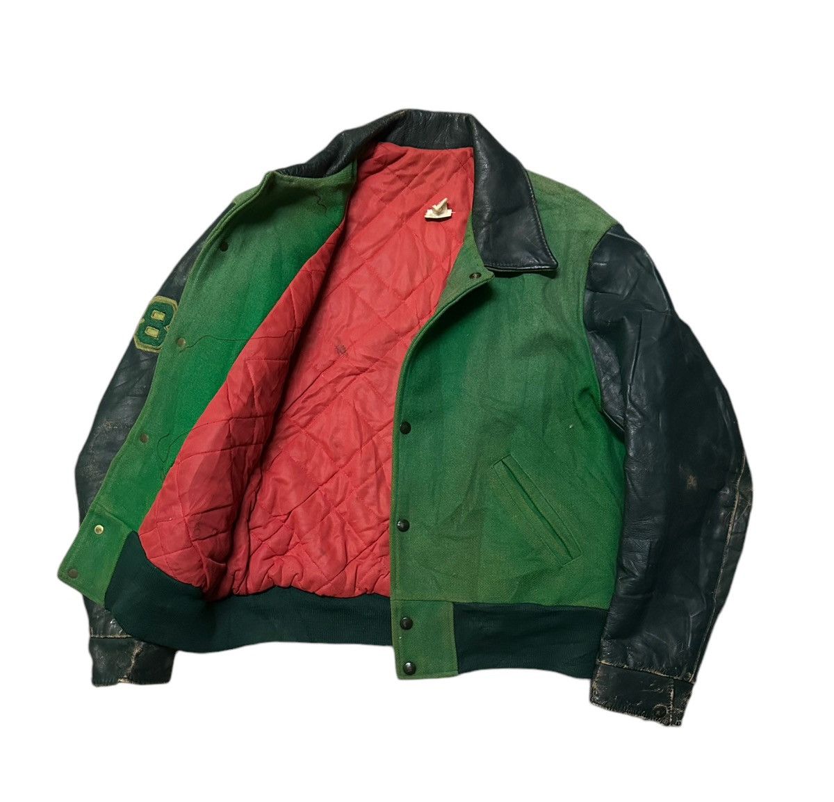 Vintage Vintage Varsity jacket Size US L / EU 52-54 / 3 - 3 Thumbnail