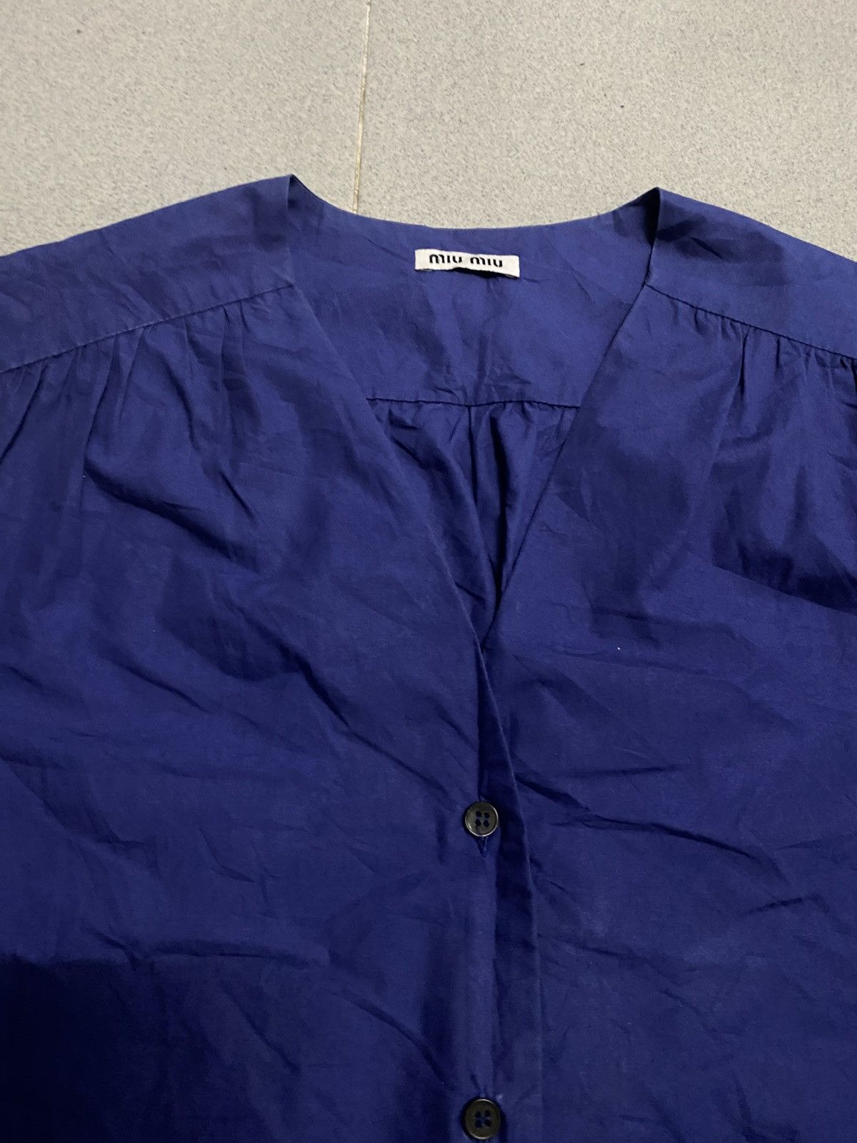 Miu Miu Miu Miu Blouse Button Up Size XS / US 0-2 / IT 36-38 - 2 Thumbnail