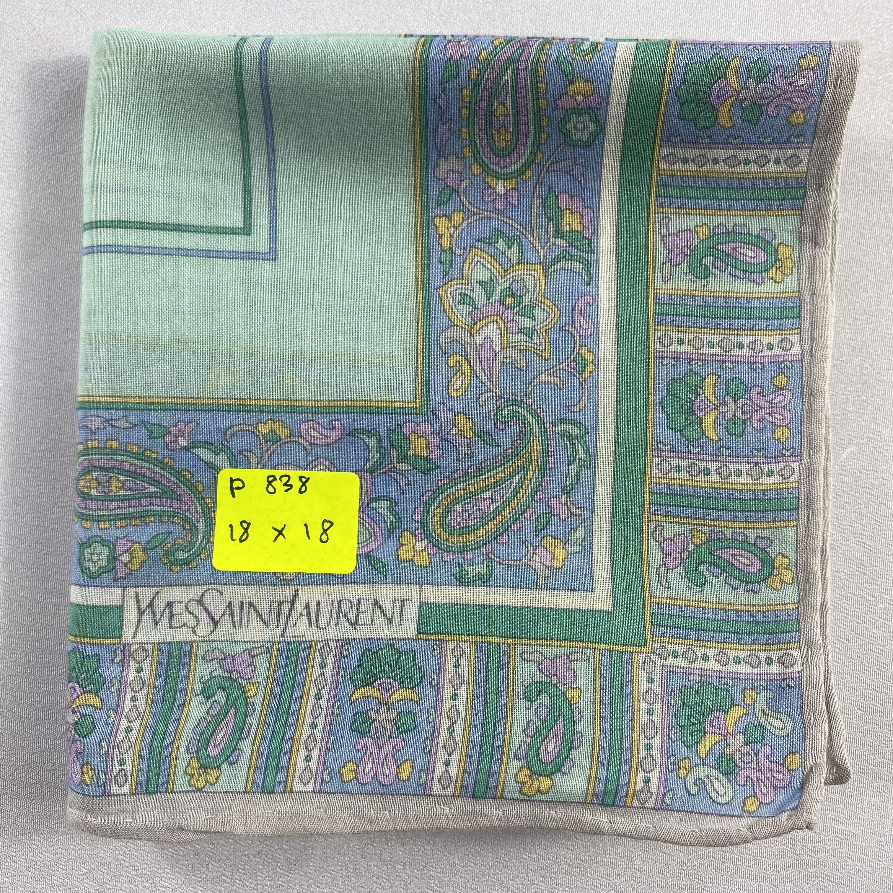 Vintage × Yves Saint Laurent Yves Saint Laurent Neckerchief / Handkerchief-P838 Size ONE SIZE - 8 Thumbnail