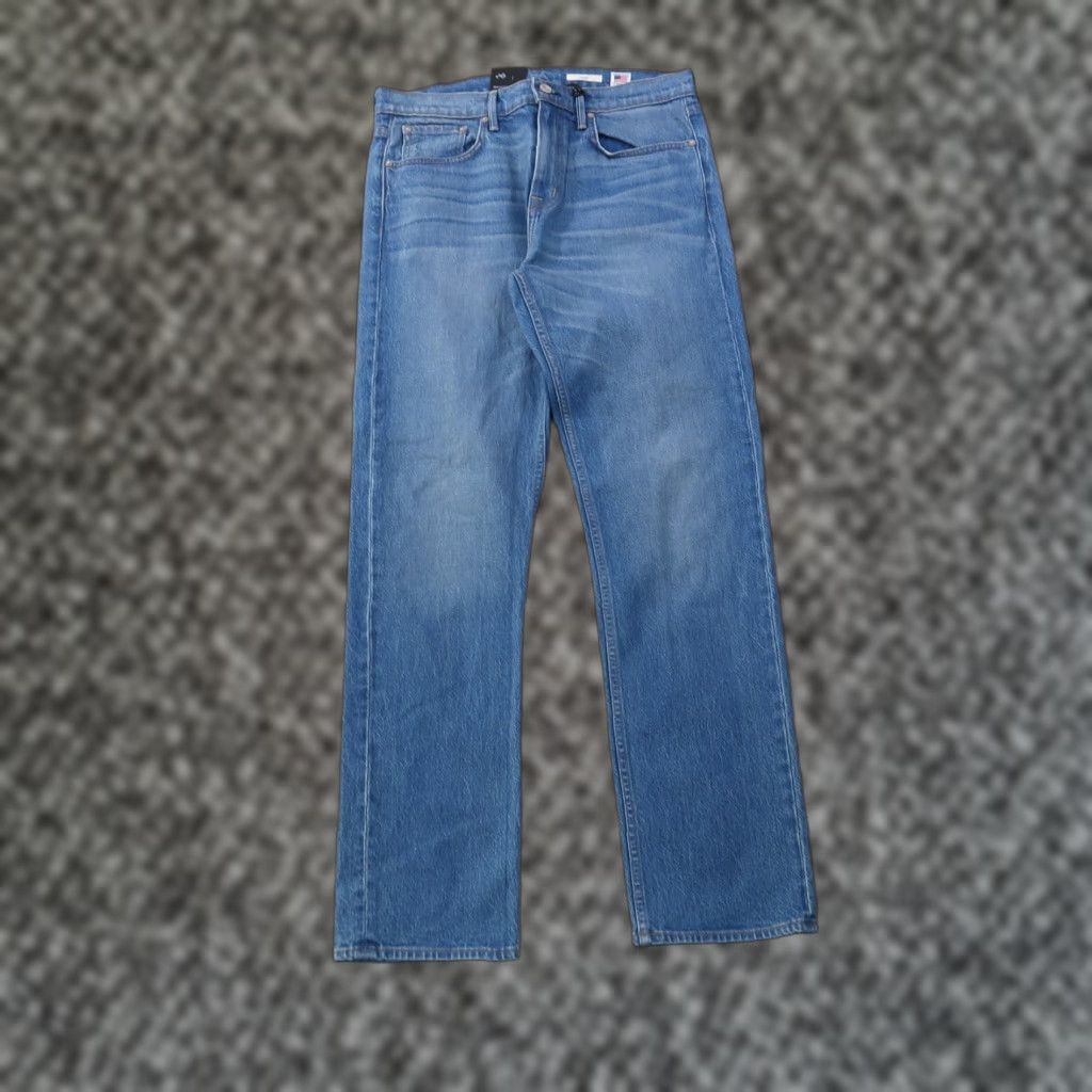 Denime VINTAGE No End Denim Jeans Mens Straight leg 33x32 Blue USA 5-Pocket Design Denim Slim 33 Womens? Size US 33 - 1 Thumbnail
