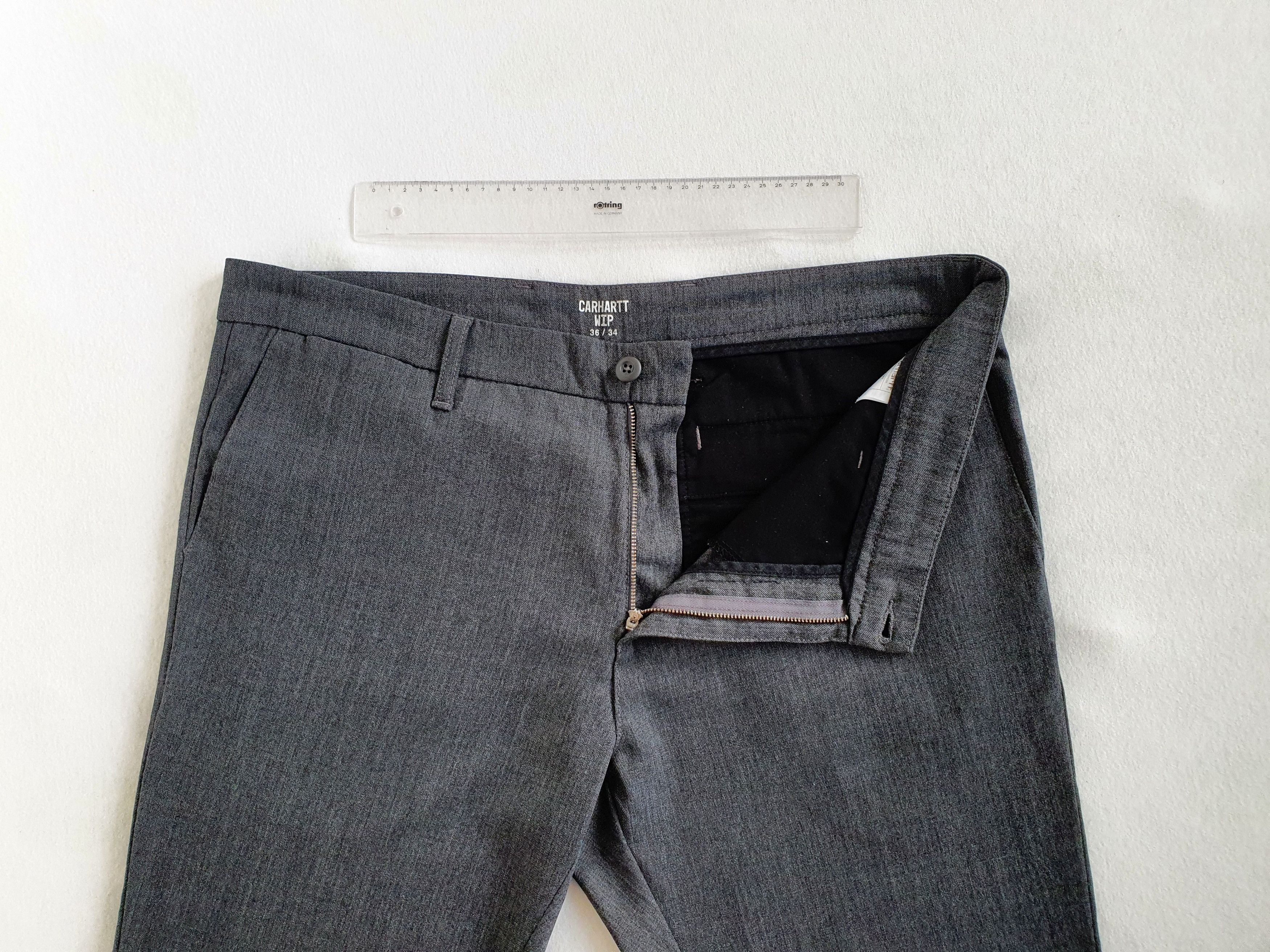 Carhartt Wip WOOL SID PANT - Trousers Pants Chinos - Gray - W36 L34 Size US 36 / EU 52 - 4 Thumbnail