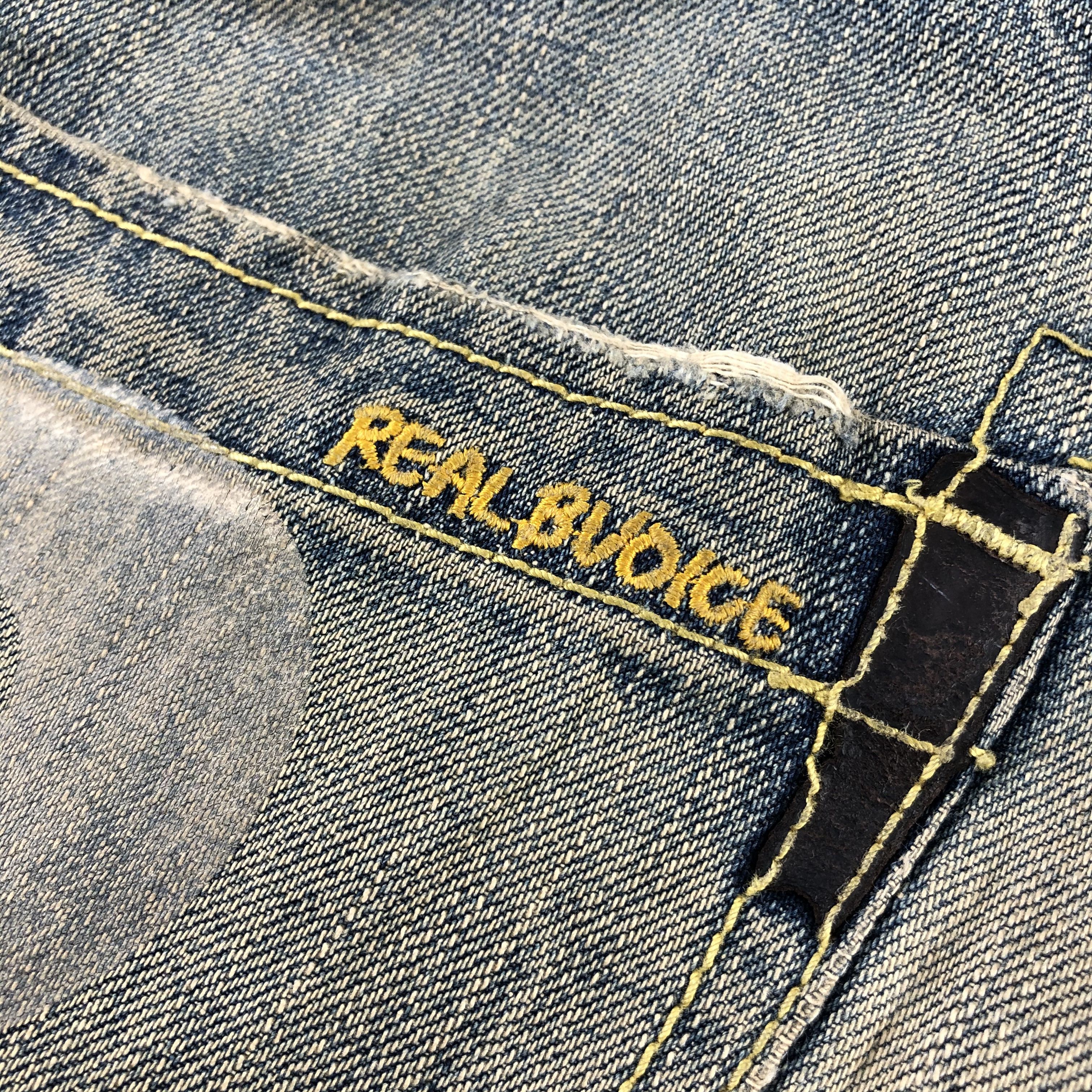 Japanese Brand Real B Voice Jeans Rusty Distressed Denim KJ744 Size US 32 / EU 48 - 6 Thumbnail