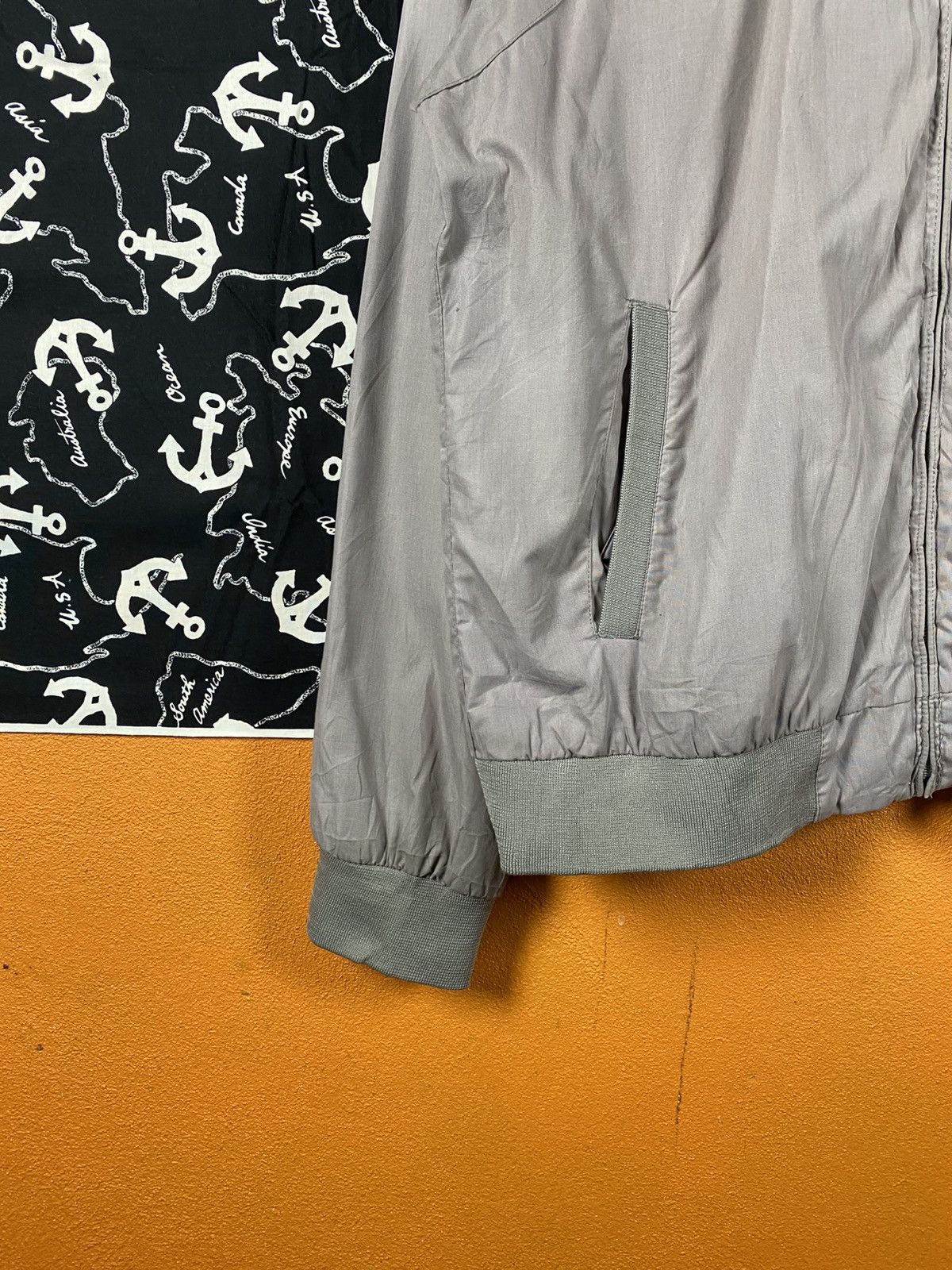 Members Only Members Only Classic Grey Bomber Jacket – Vintage Zip Jacket Size US L / EU 52-54 / 3 - 7 Thumbnail