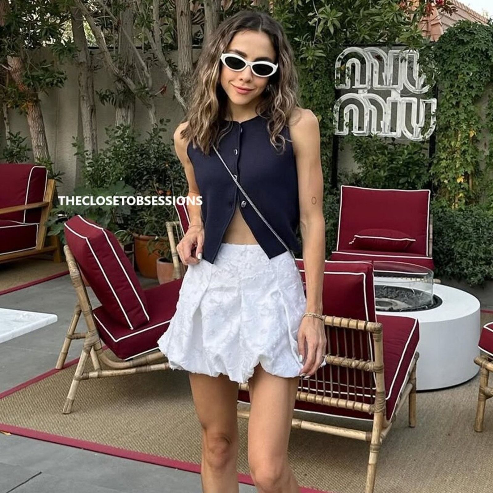 Zara ZARA Textured Mini Skirt Size 33" - 3 Thumbnail