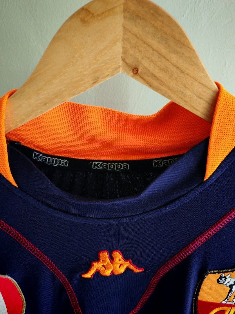 Kappa AS Roma Kappa 3rd Jersey 2001/02 Scudetto Patch Size US L / EU 52-54 / 3 - 5 Thumbnail