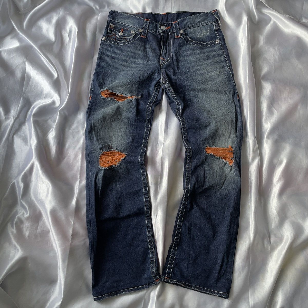 True Religion × Vintage True Religion Denim Straight 32 Size US 32 / EU 48 - 2 Thumbnail
