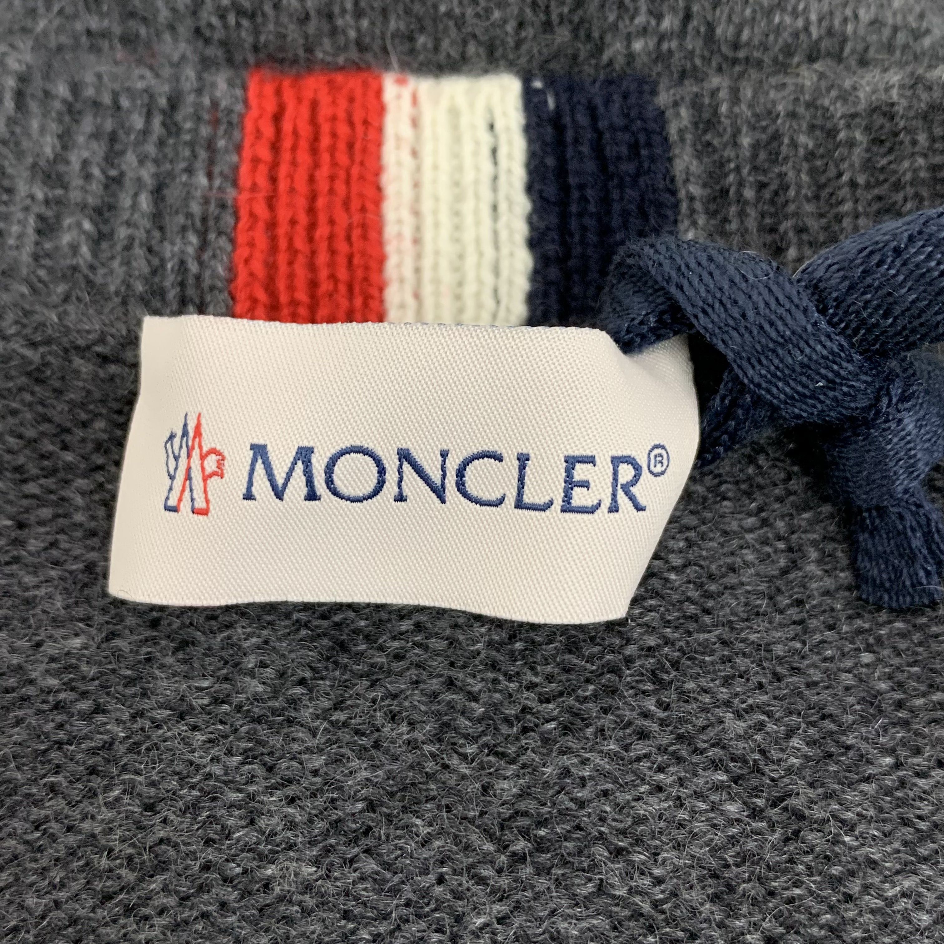 Moncler Moncler Cashmere Knit Sweater Gray (S) Size US S / EU 44-46 / 1 - 5 Thumbnail