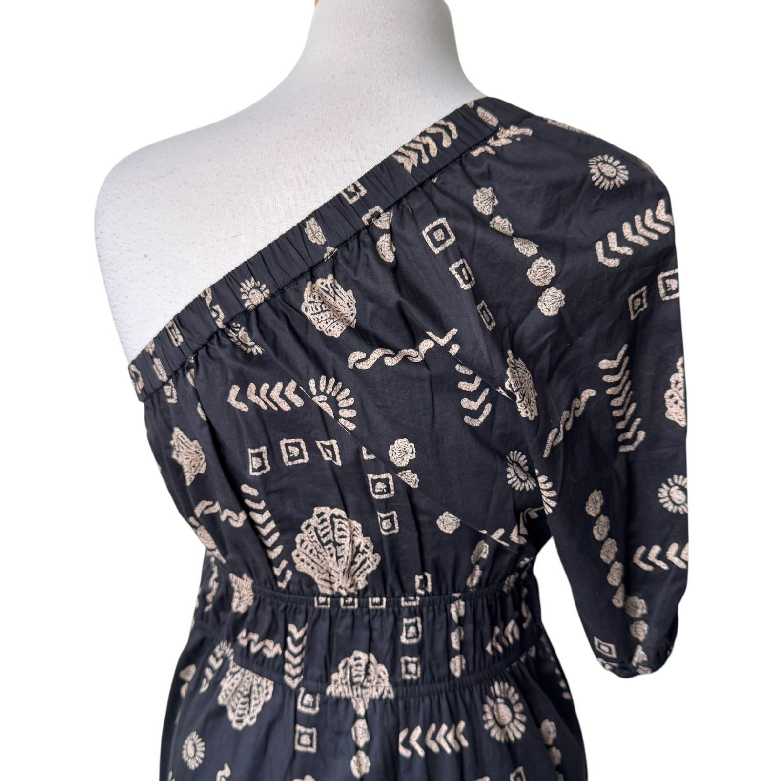 Rails Rails Rome One Shoulder Dress Color: Beach Shells Medium Size M / US 6-8 / IT 42-44 - 3 Thumbnail