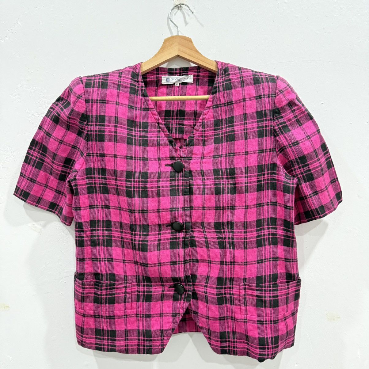 Givenchy Glamour Padded Shoulder Blouse
