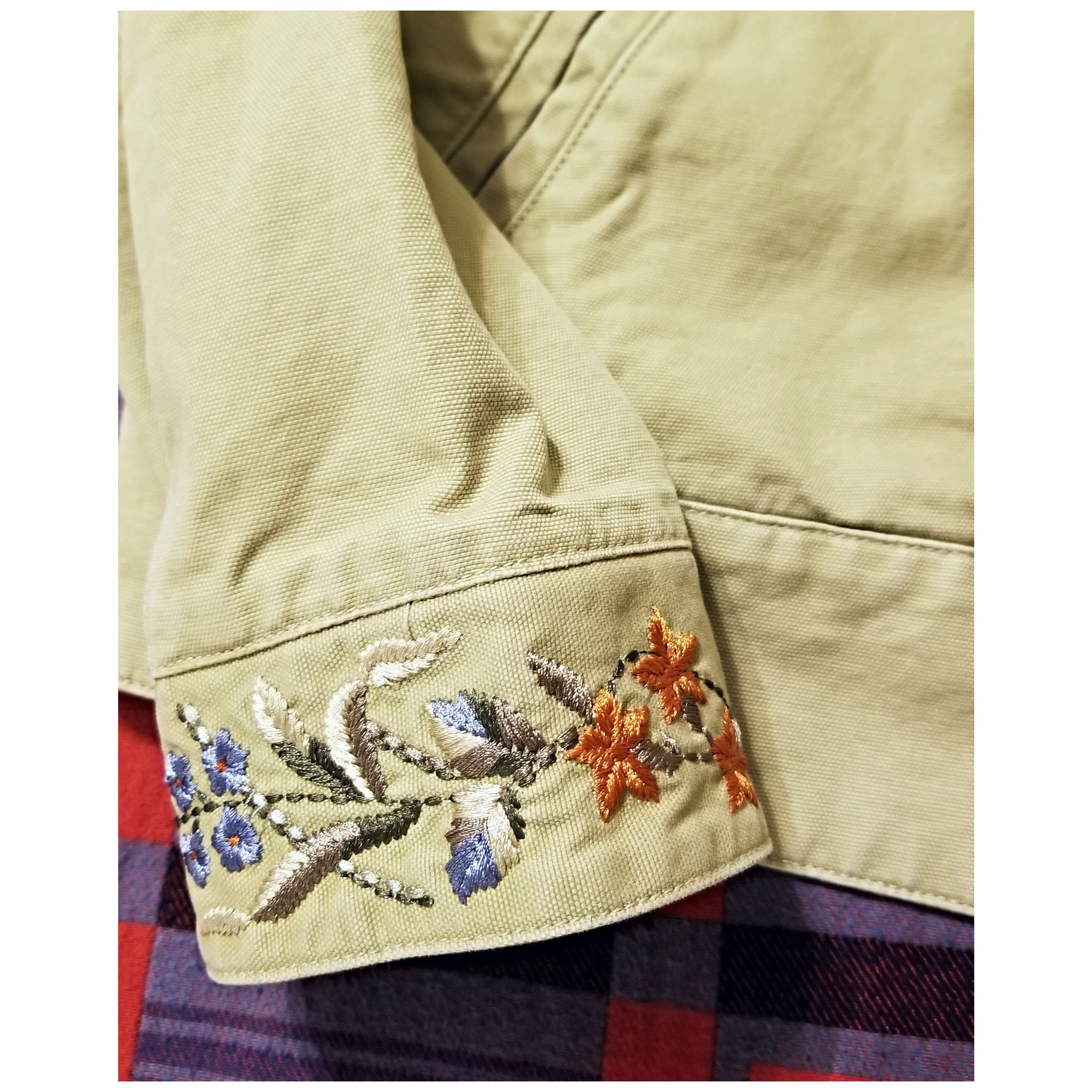 Ralph Lauren RALPH LAUREN EMBROIDERED WESTERN CANVAS JACKET- SIZE MEDIUM Size M / US 6-8 / IT 42-44 - 8 Thumbnail