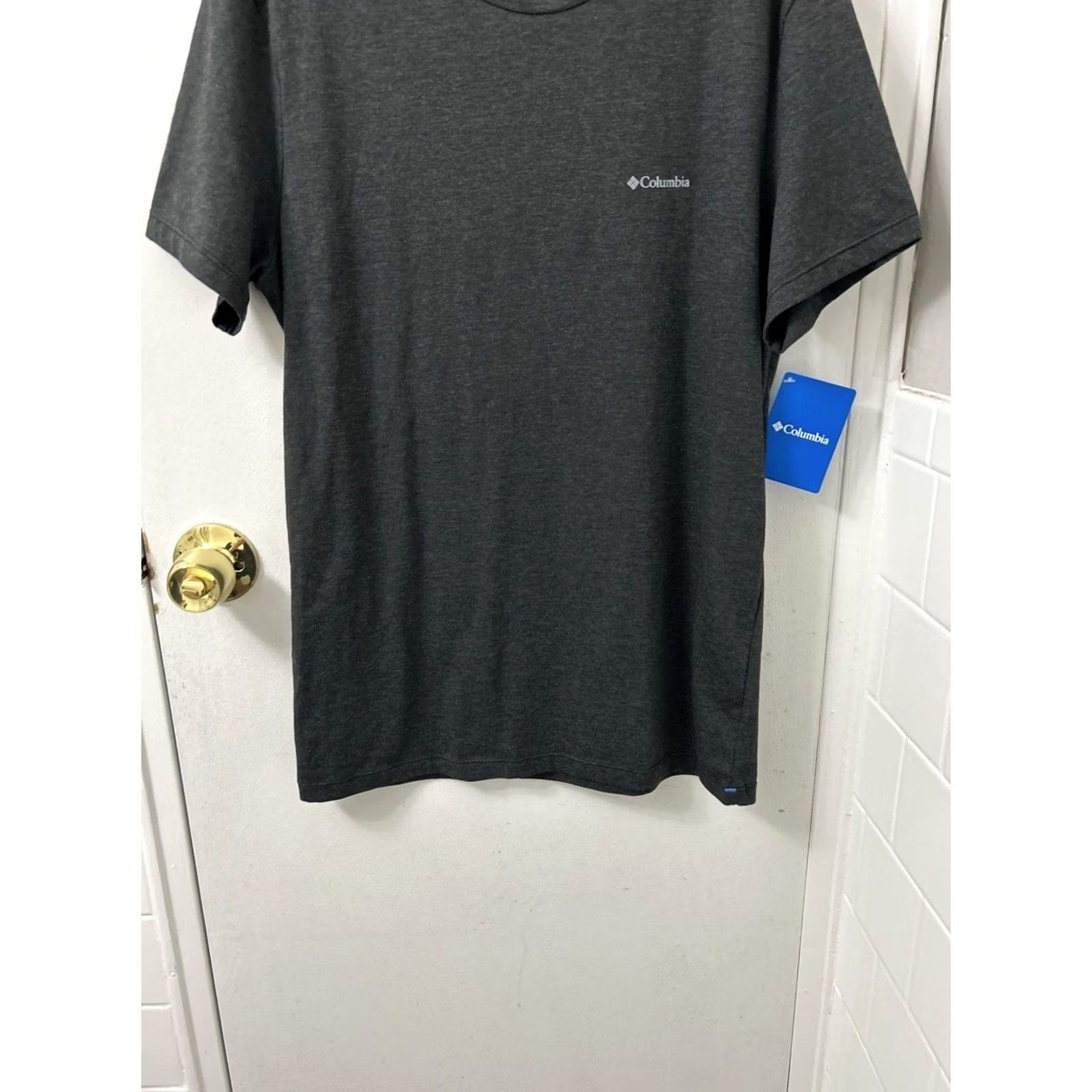 Vintage VINTAGE: No Columbia Shirt Mens M Charcoal Heather Gray Logo S/S NWT Size US M / EU 48-50 / 2 - 3 Thumbnail