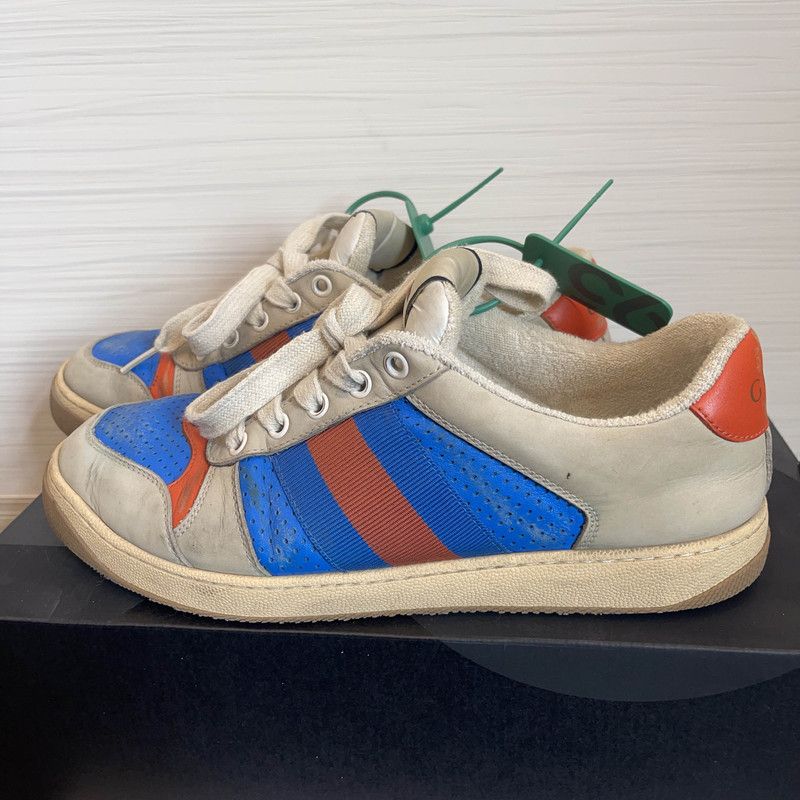 Gucci Gucci Screener Vintage Casual Sneakers for Men 0079 Size US 7.5 / EU 40-41 - 1 Thumbnail