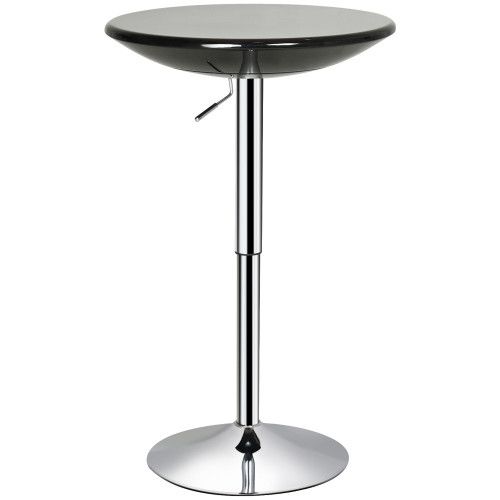 Designer × Homemade HOMCOM Round Bar Table with Metal Base, Adjustable Counter H Size US L / EU 52-54 / 3 - 1 Thumbnail