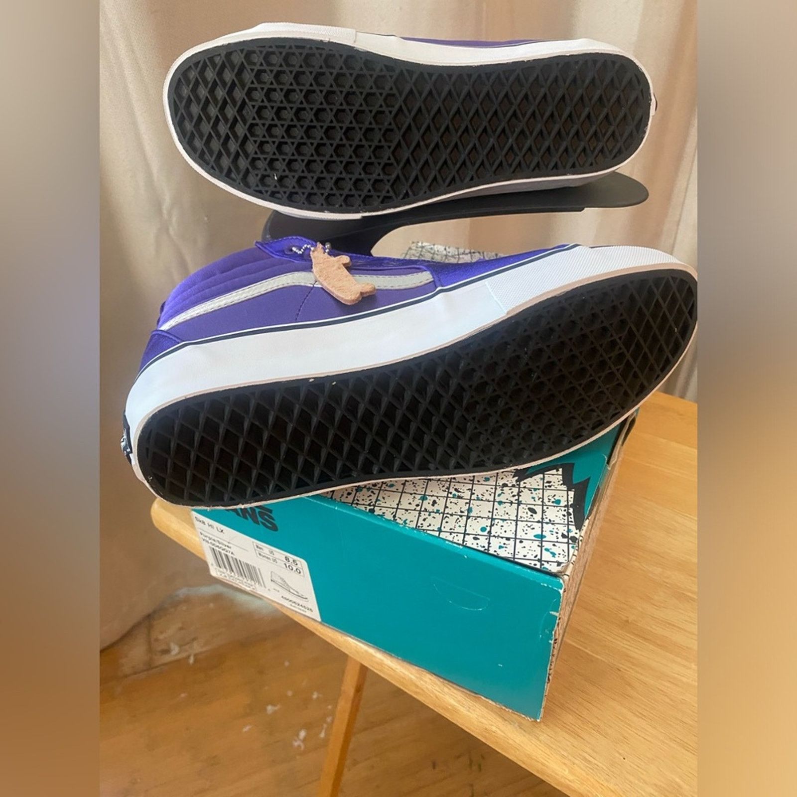 Vans Vans SK8 Hi LX x Proper purple/silver m8.5 Size US 8 / EU 41 - 3 Thumbnail